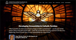 Desktop Screenshot of catholicsteward.com