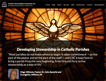 Tablet Screenshot of catholicsteward.com